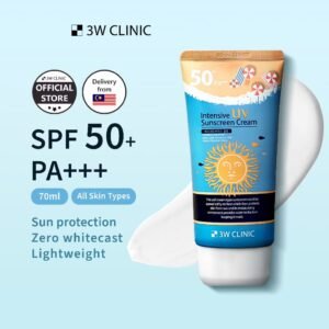 3W Clinic Intensive UV Sunscreen Cream SPF 50+ PA+++